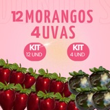 Foto enviada por Lucas: combo de morangos e uvas do amor